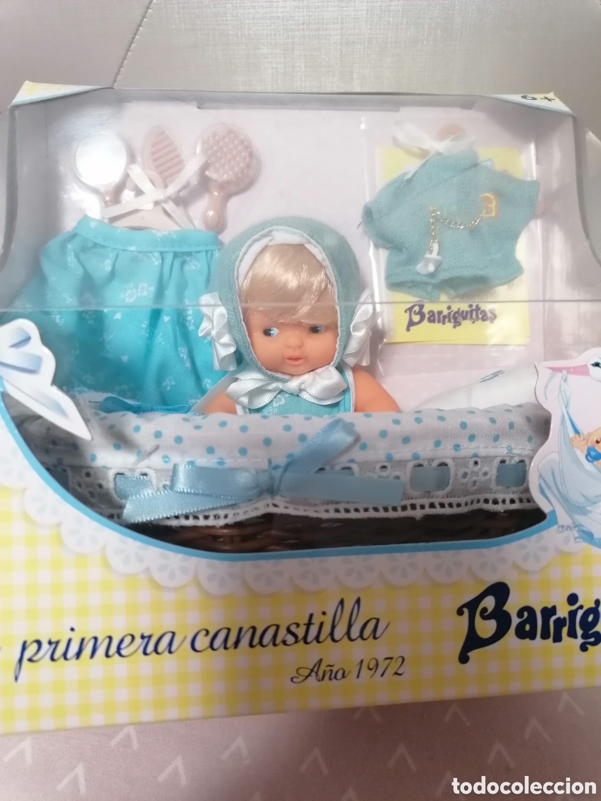 Mu&ntilde;ecas Lesly y Barriguitas: Mu&ntilde;eca barriguitas mi primera canastilla - Foto 2