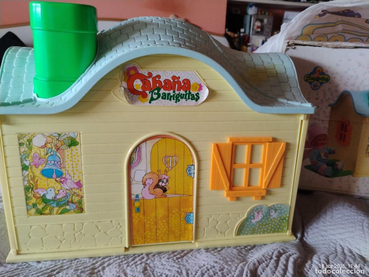 Bonecas Lesly e Barriguitas: &diams;Caba&ntilde;a de Barriguitas (Famosa, A&ntilde;os 80) &ndash; &iexcl;Casi Completa con Caja Original!