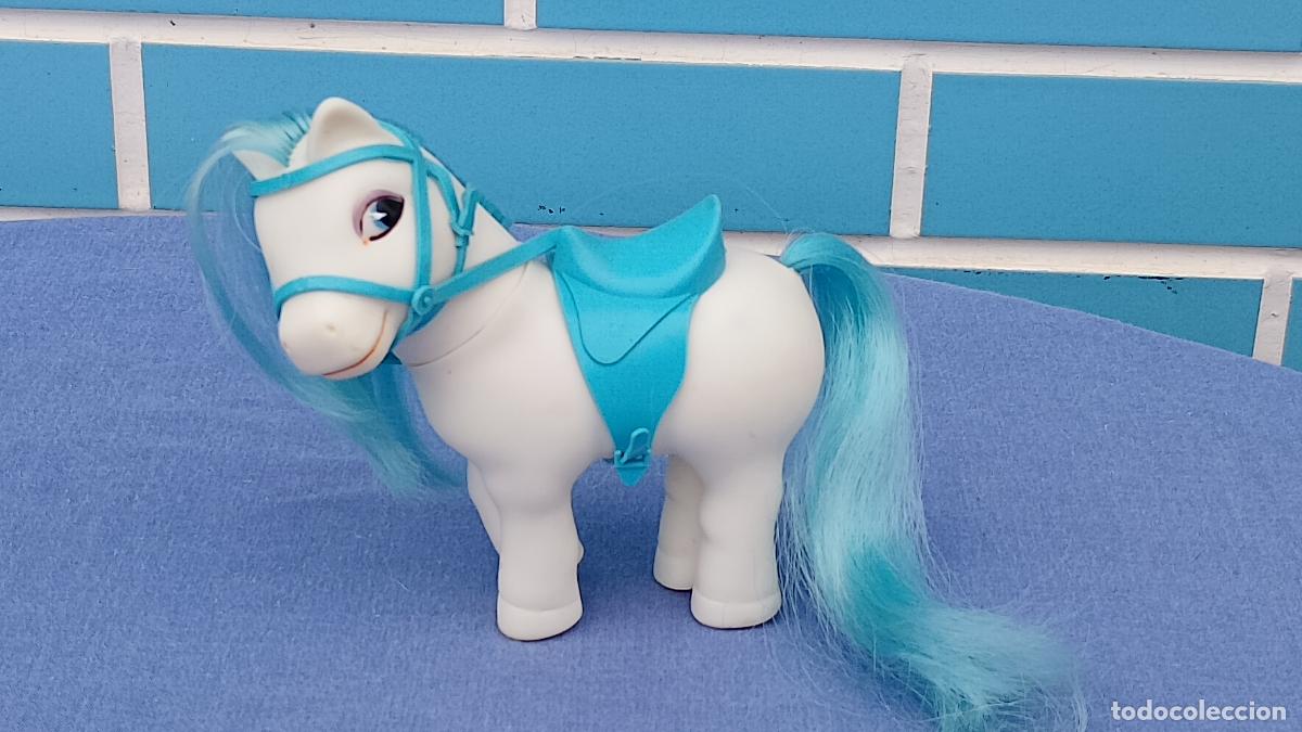 Mu&ntilde;ecas Lesly y Barriguitas: Antiguo Caballo caballito pony original del Pr&iacute;ncipe Barriguitas de Famosa