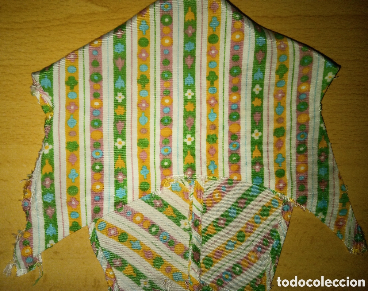 Mu&ntilde;ecas Lesly y Barriguitas: DIFICIL TELA ORIGINAL DE FAMOSA IDENTICA AL VESTIDO BLUSITA DEL PRIMER BARRIGUITAS 1969 EPOCA NANCY