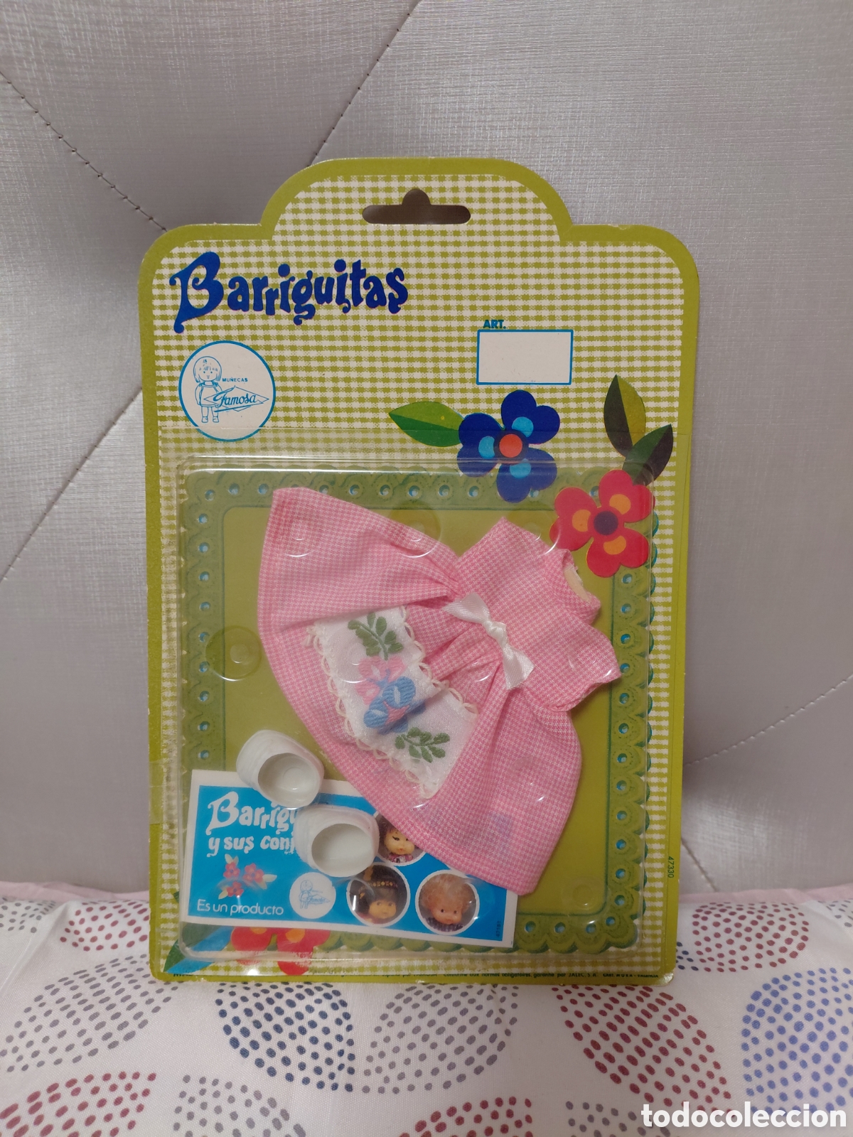 Mu&ntilde;ecas Lesly y Barriguitas: Vestido barriguitas a&ntilde;os 80