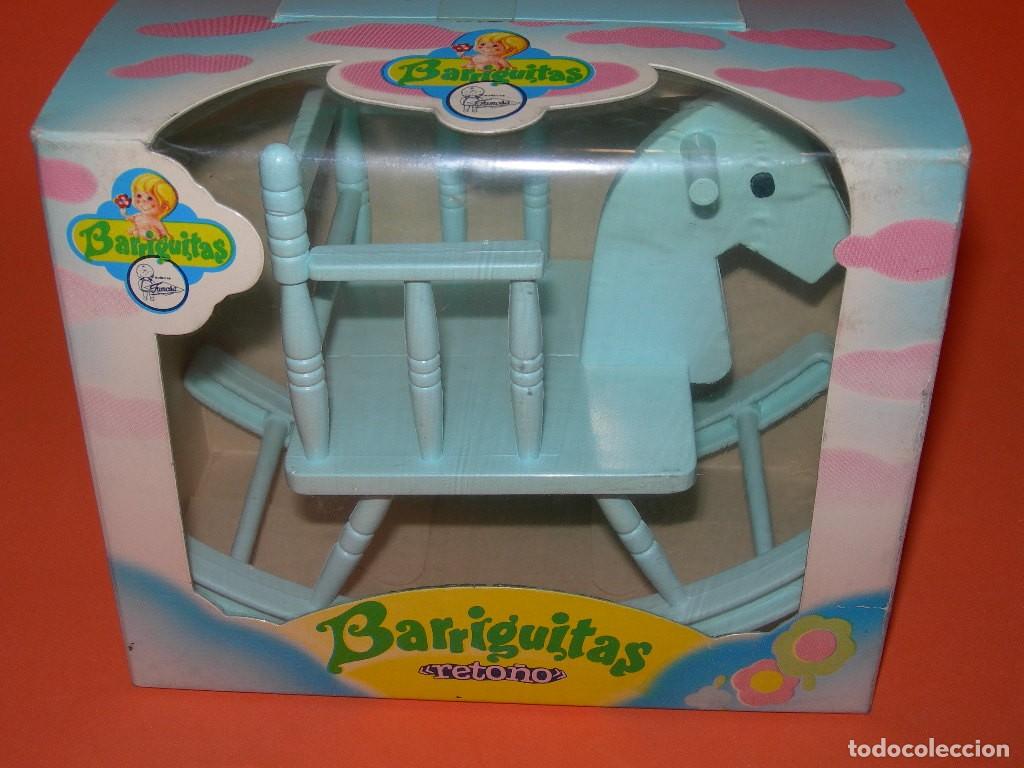 Mu&ntilde;ecas Lesly y Barriguitas: CABALLO / CABALLITO BALANC&Iacute;N AZUL DE MU&Ntilde;ECA BARRIGUITAS RETO&Ntilde;O NUEVO EN CAJA - ORIGINAL FAMOSA -