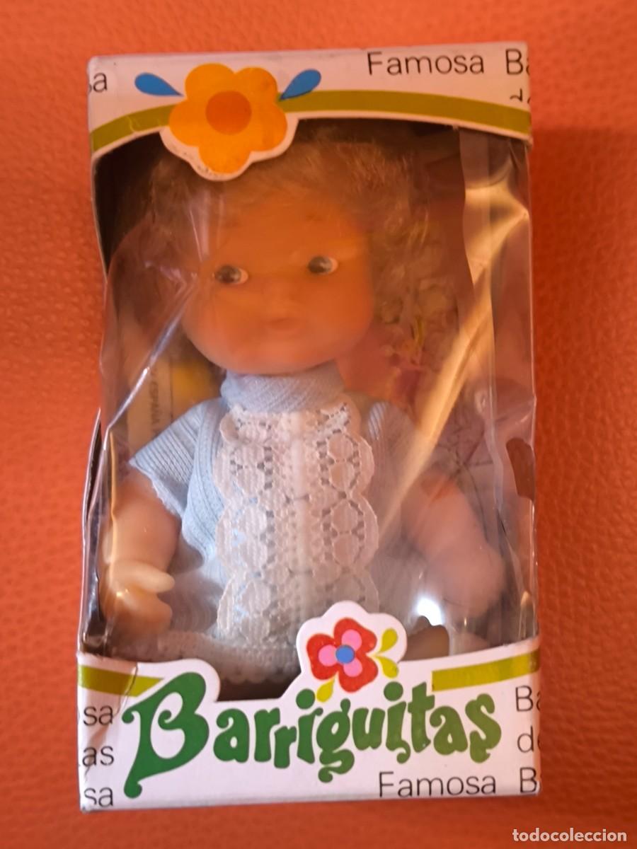 Mu&ntilde;ecas Lesly y Barriguitas: Mu&ntilde;eca Barriguitas de Famosa. En su caja. A&ntilde;os 80