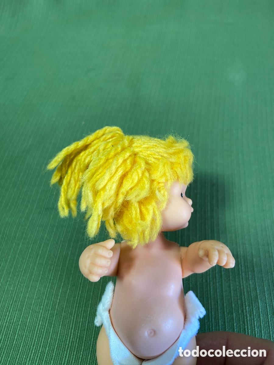 Mu&ntilde;ecas Lesly y Barriguitas: Mu&ntilde;eca barriguitas. Pelo de lana amarillo. - Foto 6