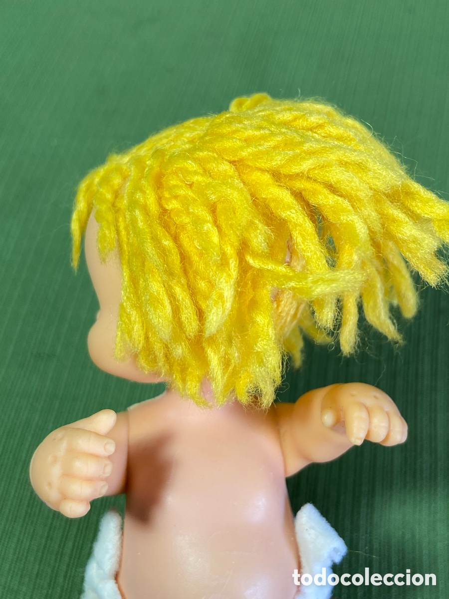 Mu&ntilde;ecas Lesly y Barriguitas: Mu&ntilde;eca barriguitas. Pelo de lana amarillo. - Foto 8