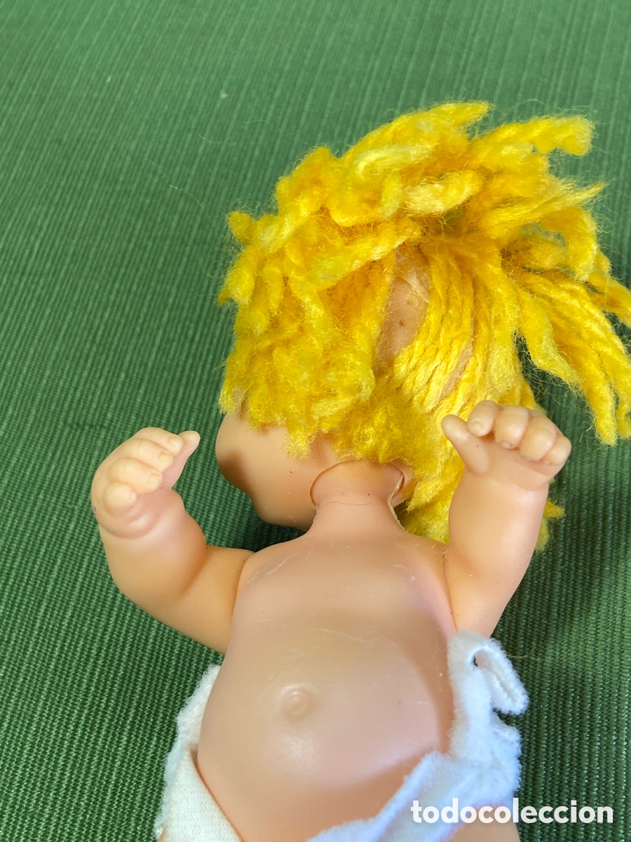 Mu&ntilde;ecas Lesly y Barriguitas: Mu&ntilde;eca barriguitas. Pelo de lana amarillo. - Foto 9