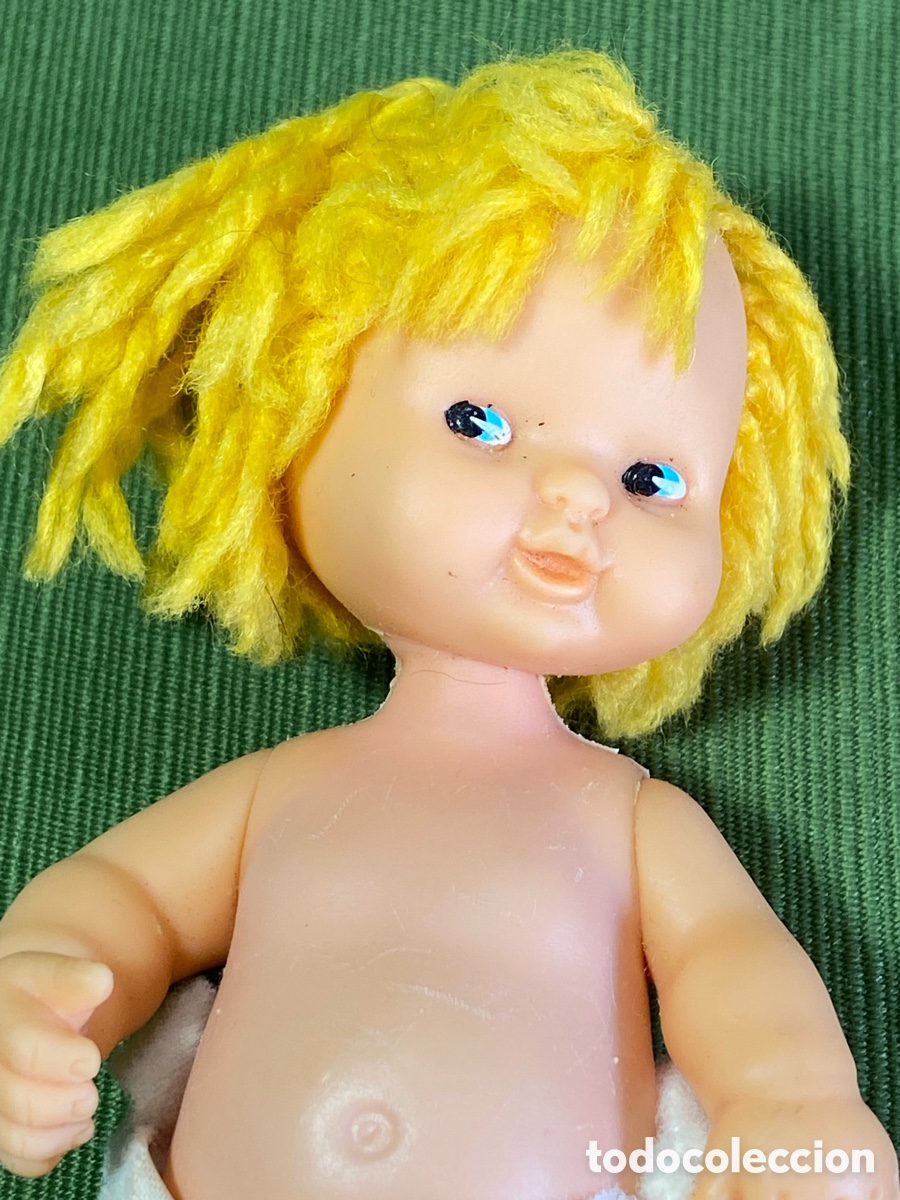 Mu&ntilde;ecas Lesly y Barriguitas: Mu&ntilde;eca barriguitas. Pelo de lana amarillo. - Foto 11