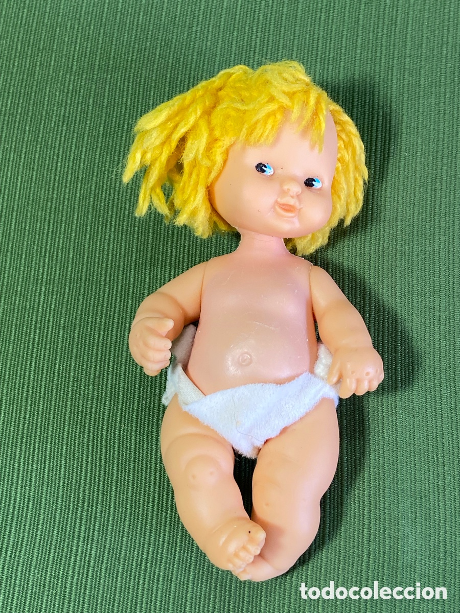 Mu&ntilde;ecas Lesly y Barriguitas: Mu&ntilde;eca barriguitas. Pelo de lana amarillo. - Foto 12