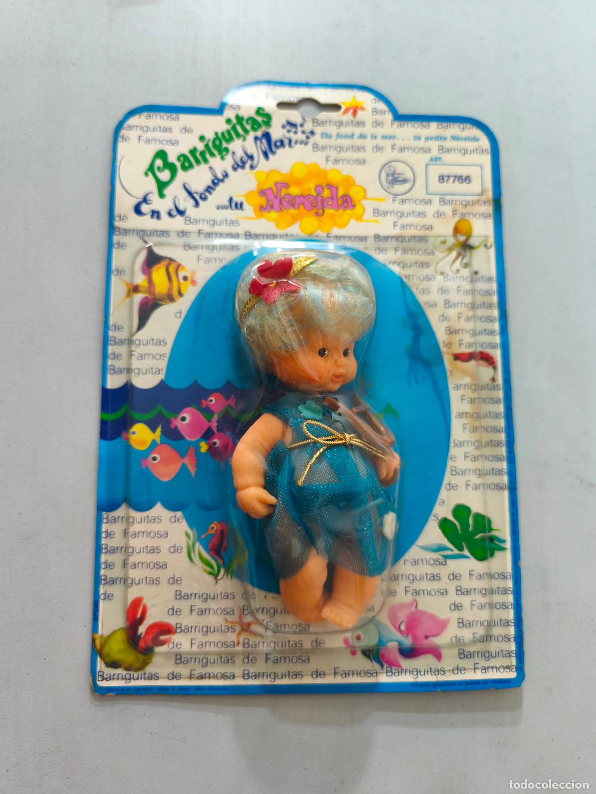 Mu&ntilde;ecas Lesly y Barriguitas: BARRIGUITAS NEREIDA, FAMOSA, EN BLISTER. CC