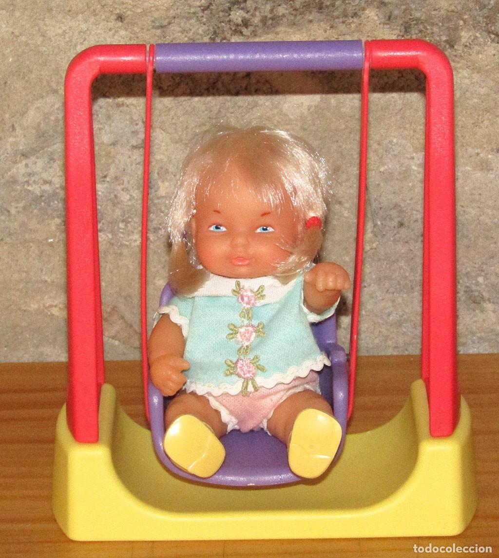 Mu&ntilde;ecas Lesly y Barriguitas: ANTIGUA MU&Ntilde;ECA BARRIGUITAS RETO&Ntilde;O CON SU COLUMPIO, DE FAMOSA