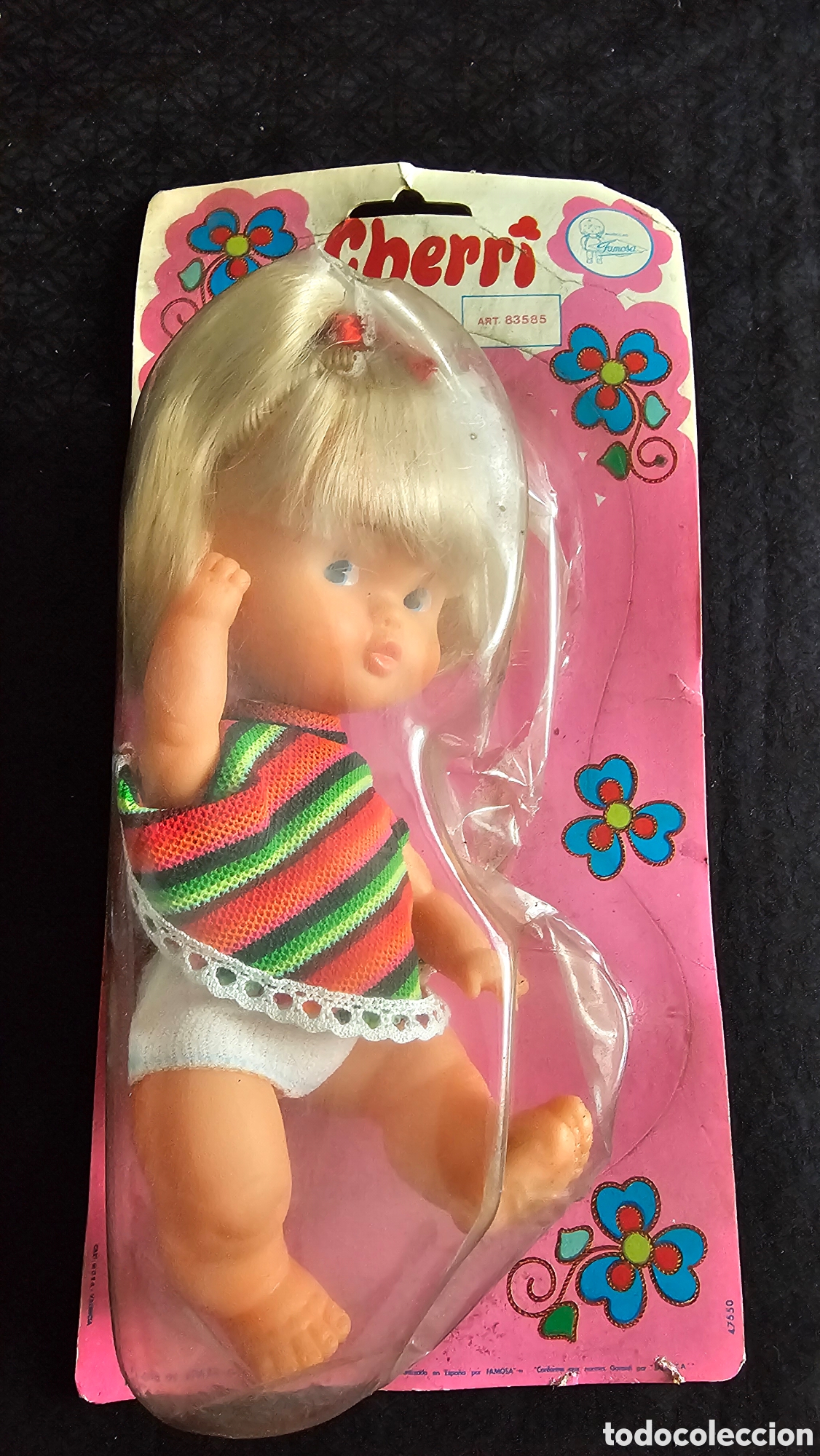 Mu&ntilde;ecas Lesly y Barriguitas: Mu&ntilde;eca Cherry de Famosa - Foto 1