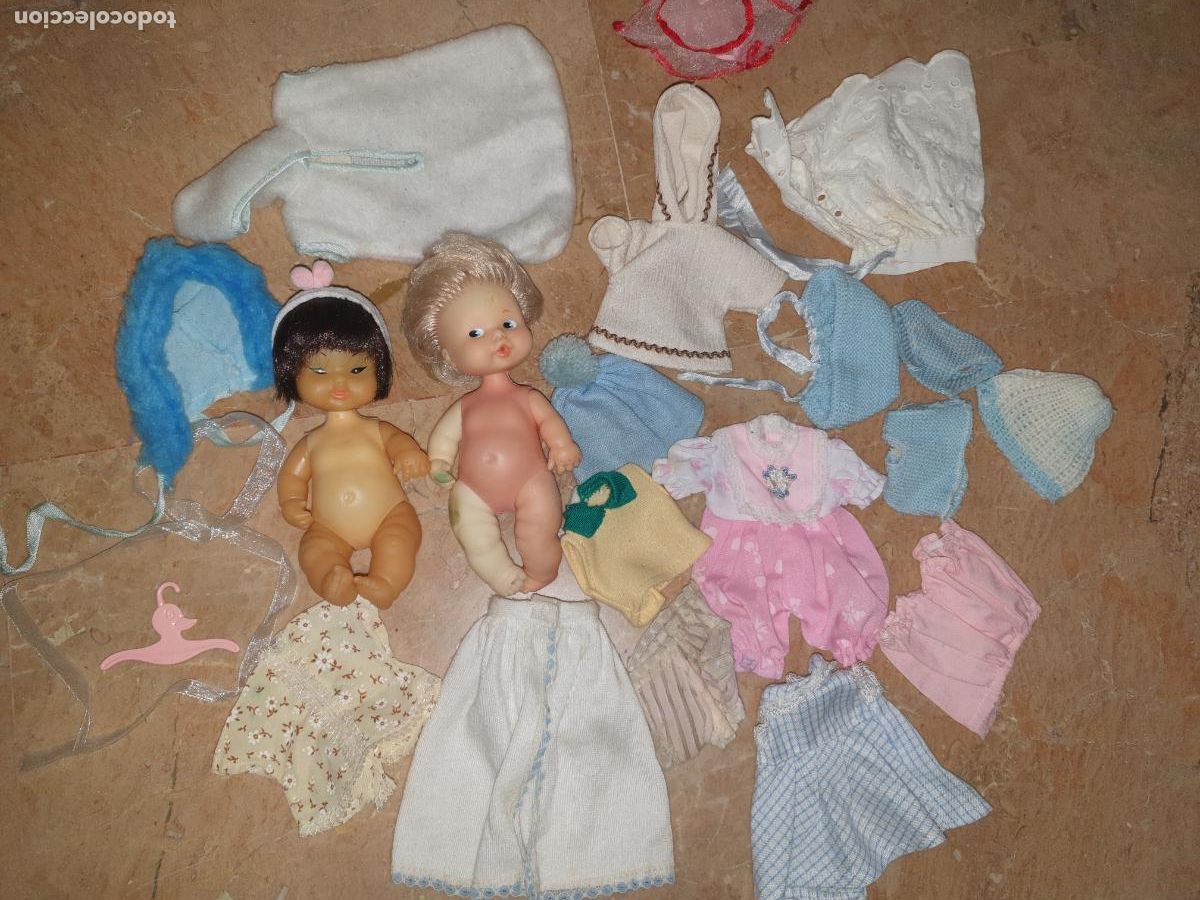 Mu&ntilde;ecas Lesly y Barriguitas: LOTE 2 BARRIGUITAS + MUCHA ROPITA