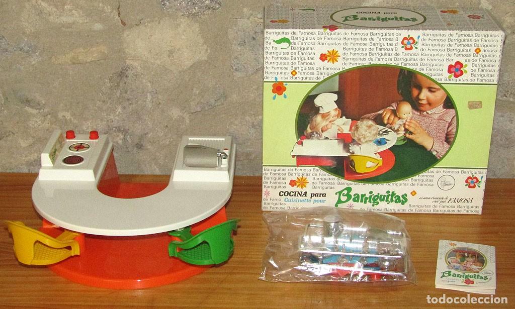 Mu&ntilde;ecas Lesly y Barriguitas: ANTIGUA COCINA DE LAS BARRIGUITAS, DE FAMOSA - NUEVA Y EN SU CAJA ORIGINAL - CON CATALOGO