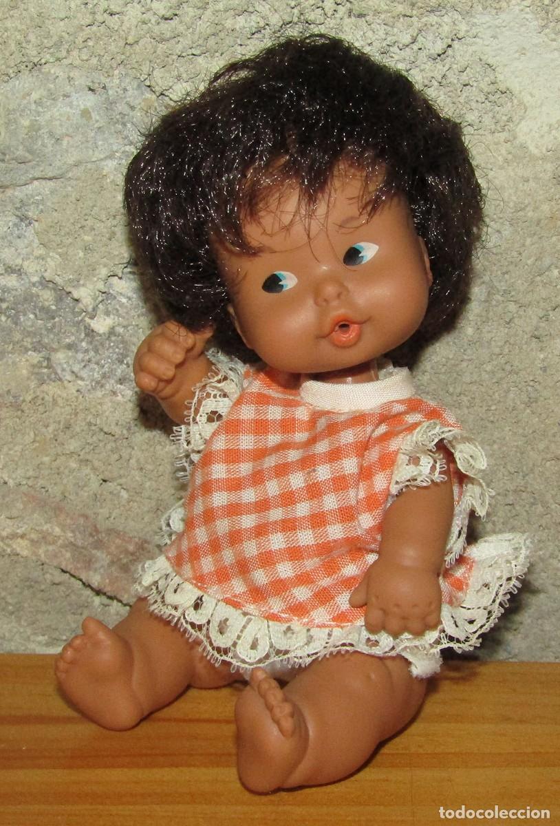 Mu&ntilde;ecas Lesly y Barriguitas: ANTIGUA BARRIGUITAS BESITOS MULATA, DE FAMOSA - TODA ORIGINAL - A&Ntilde;OS 70