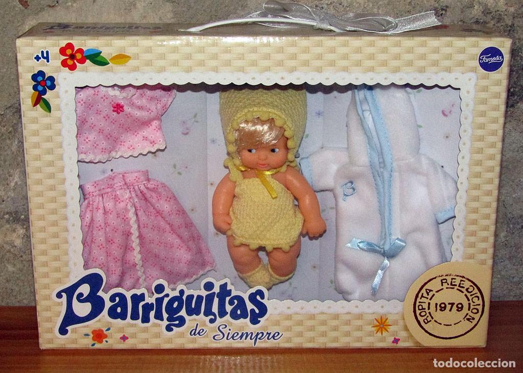 Mu&ntilde;ecas Lesly y Barriguitas: BARRIGUITAS DE SIEMPRE REEDICI&Oacute;N ROPITA 1979, DE FAMOSA - NUEVA Y EN SU CAJA ORIGINAL