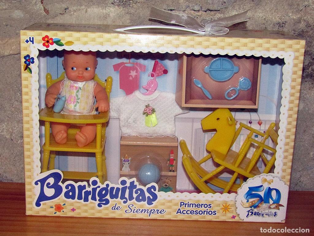 Mu&ntilde;ecas Lesly y Barriguitas: BARRIGUITAS DE SIEMPRE PRIMEROS ACCESORIOS 50&ordm; ANIVERSARIO, DE FAMOSA - NUEVA Y EN SU CAJA ORIGINAL
