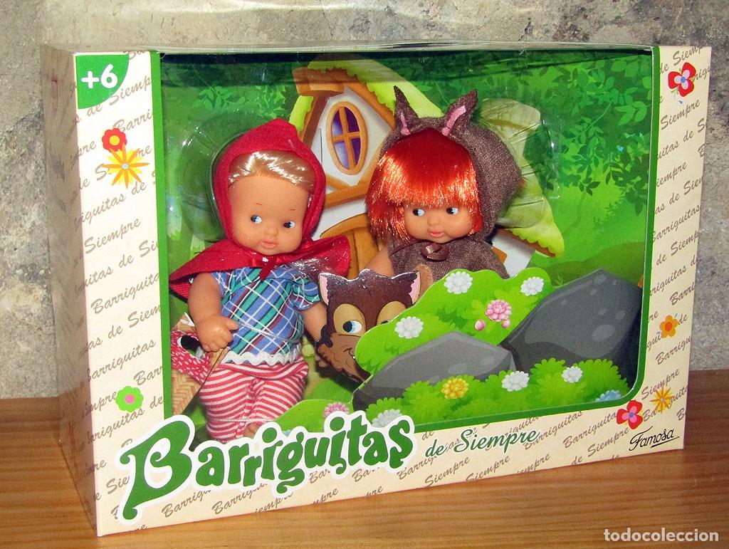 Mu&ntilde;ecas Lesly y Barriguitas: BARRIGUITAS DE SIEMPRE - SERIE CUENTOS - CAPERUCITA ROJA Y EL LOBO FEROZ - FAMOSA