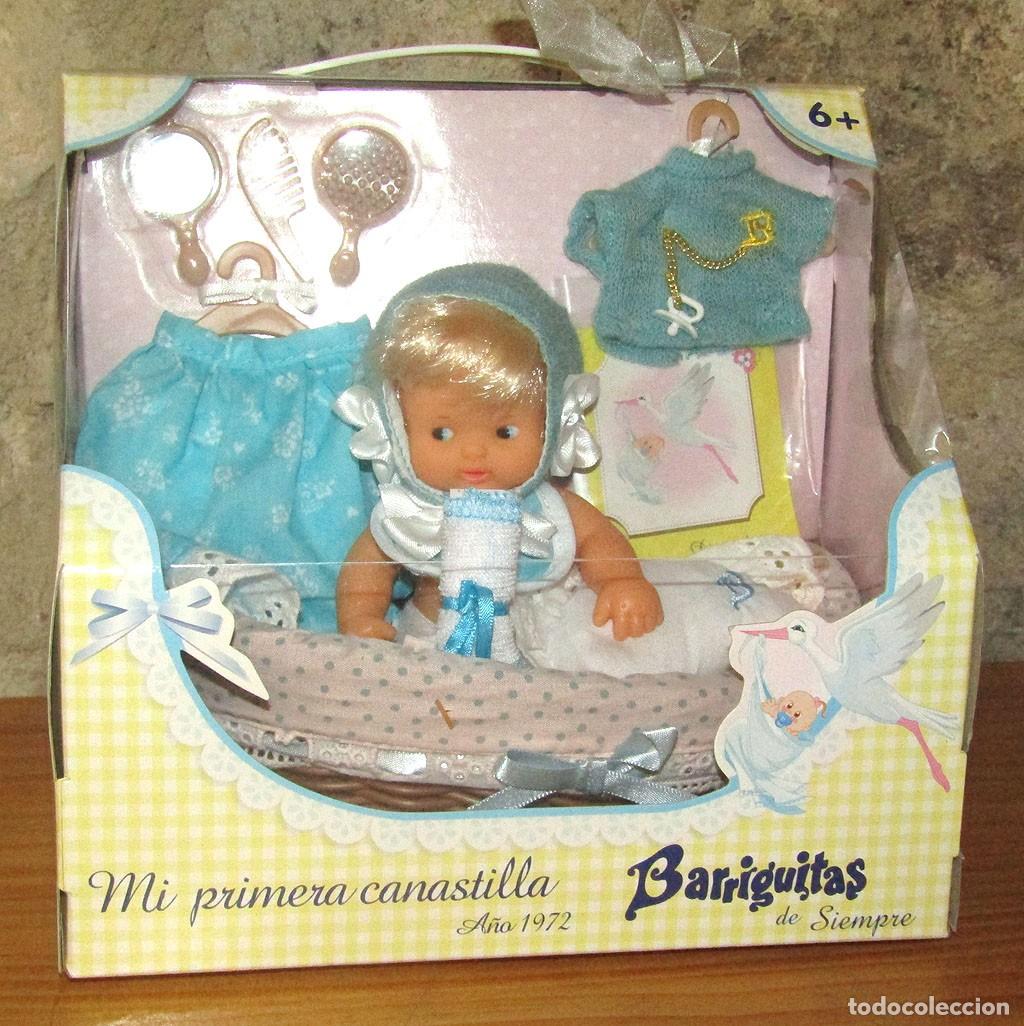 Mu&ntilde;ecas Lesly y Barriguitas: BARRIGUITAS DE SIEMPRE: MI PRIMERA CANASTILLA A&Ntilde;O 1972 - NUEVA Y EN SU CAJA ORIGINAL