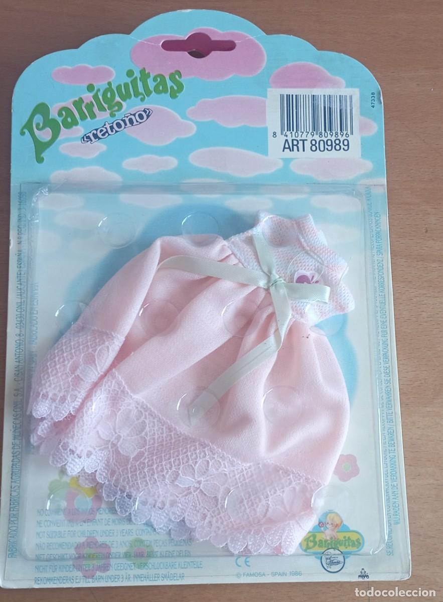 Bonecas Lesly e Barriguitas: Vestido Barriguitas reto&ntilde;o en blister