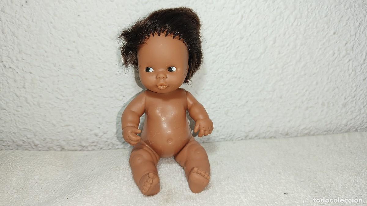 Mu&ntilde;ecas Lesly y Barriguitas: BARRIGUITAS : ANTIGUA MU&Ntilde;ECA BARRIGUITAS MULATA NEGRITA BESITOS DE FAMOSA MADE IN SPAIN A&Ntilde;OS 70