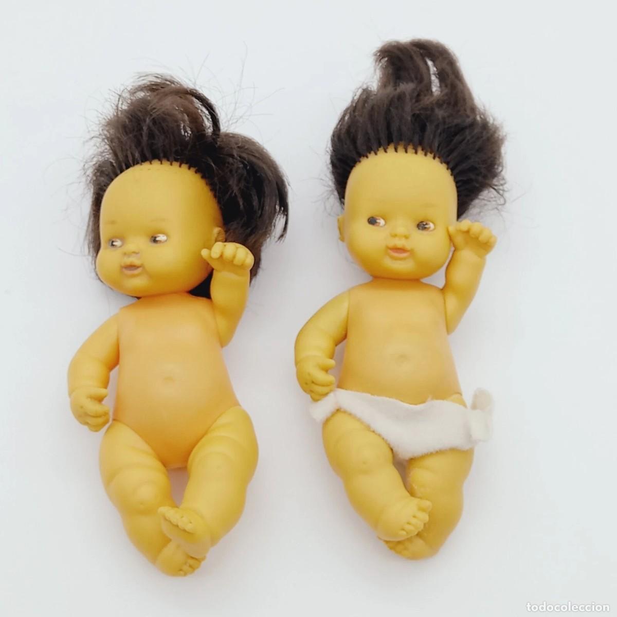 Mu&ntilde;ecas Lesly y Barriguitas: lote Mu&ntilde;ecas Barriguitas Chinas ojos sin relieve Famosa Made in Spain a&ntilde;o 80s