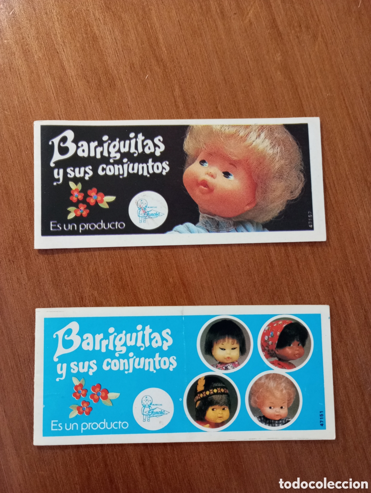 Mu&ntilde;ecas Lesly y Barriguitas: BARRIGUITAS Lote Cat&aacute;logos a&ntilde;os 70