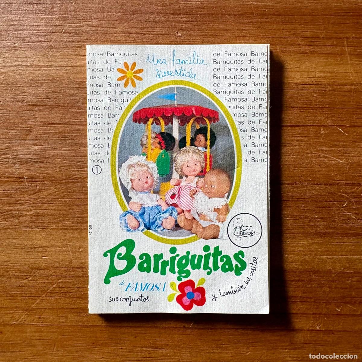 Mu&ntilde;ecas Lesly y Barriguitas: CATALOGO MUE&Ntilde;CAS BARRIGUITAS DE FAMOSA, FORMATO DESPLEGABLE, MEDIDA CERRADO 10.5X7 CMS. BUEN ESTADO