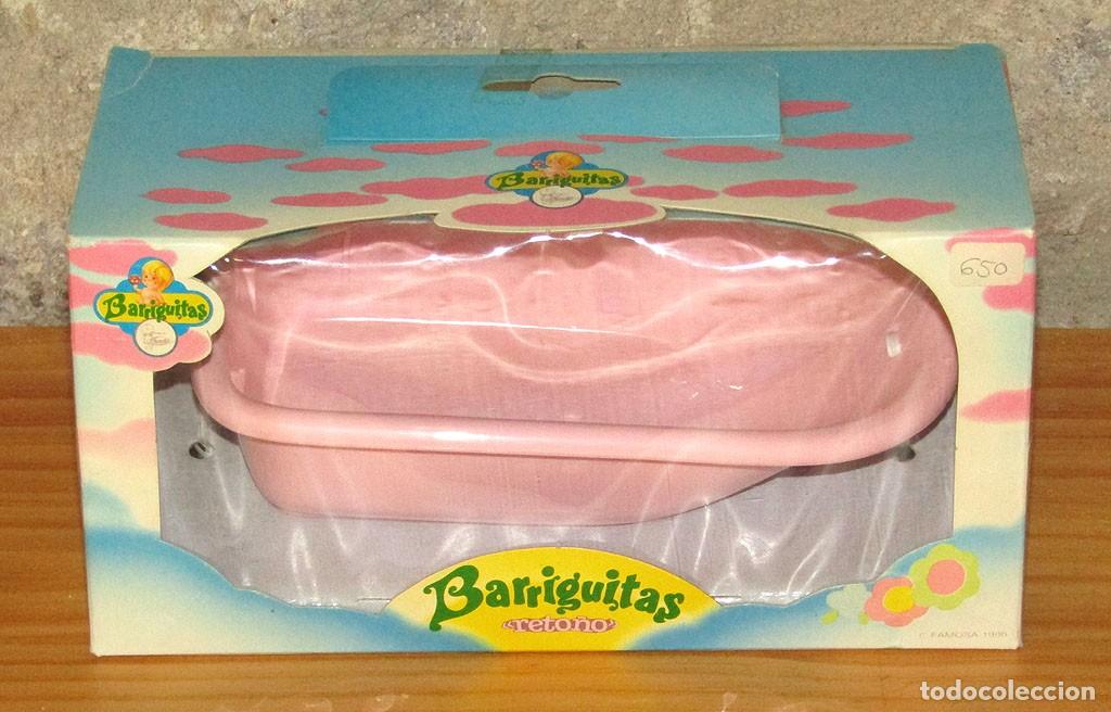 Bonecas Lesly e Barriguitas: ANTIGUA BA&Ntilde;ERA DE BARRIGUITAS RETO&Ntilde;O, DE FAMOSA - NUEVA Y EN SU CAJA ORIGINAL - NUNCA ABIERTA
