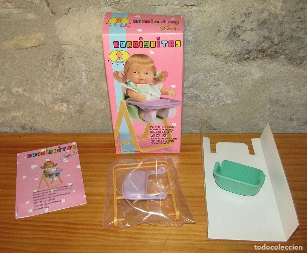 Mu&ntilde;ecas Lesly y Barriguitas: ANTIGUA TRONA PLEGABLE DE BARRIGUITAS RETO&Ntilde;O, DE FAMOSA - NUEVA Y EN SU CAJA ORIGINAL