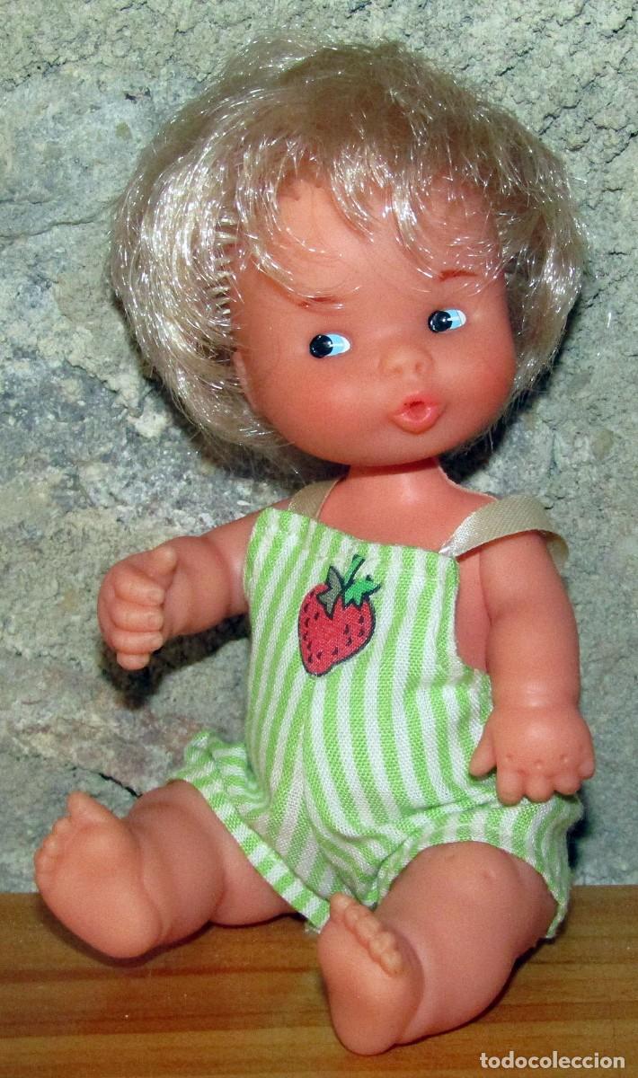 Mu&ntilde;ecas Lesly y Barriguitas: ANTIGUA MU&Ntilde;ECA BARRIGUITAS BESITOS DE FRESA, DE FAMOSA - A&Ntilde;OS 70 - TODA ORIGINAL - MUY BUEN ESTADO