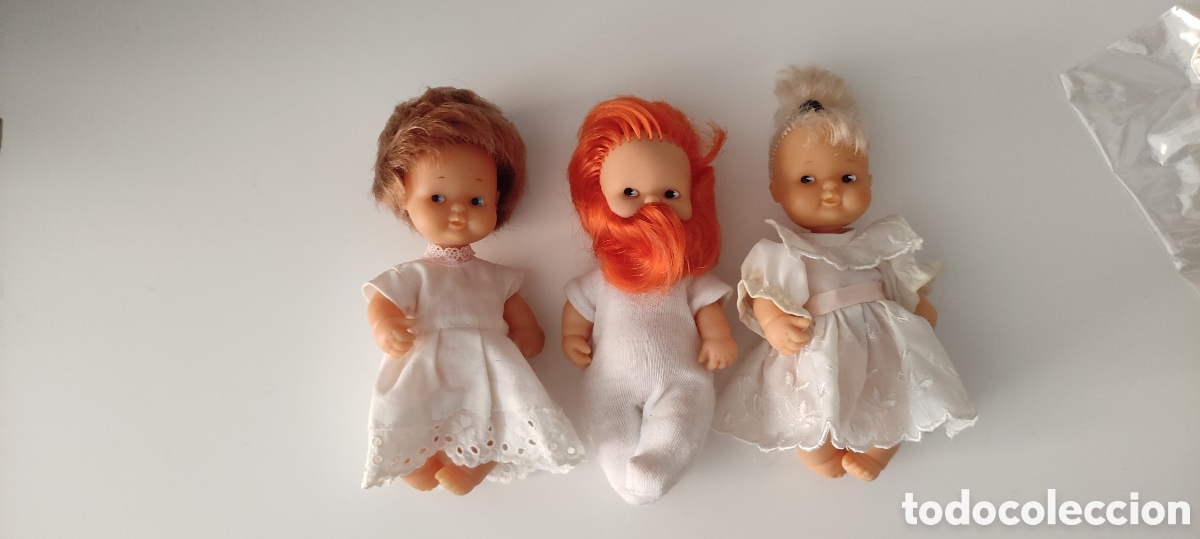 Lesly and Barriguitas dolls: 3 mu&ntilde;ecas Barriguitas