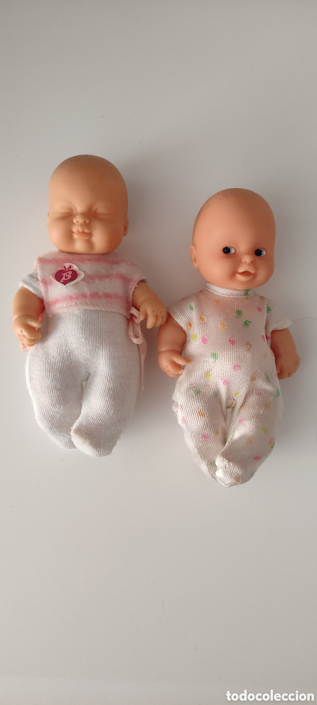 Lesly and Barriguitas dolls: 2 mu&ntilde;ecas Barriguitas
