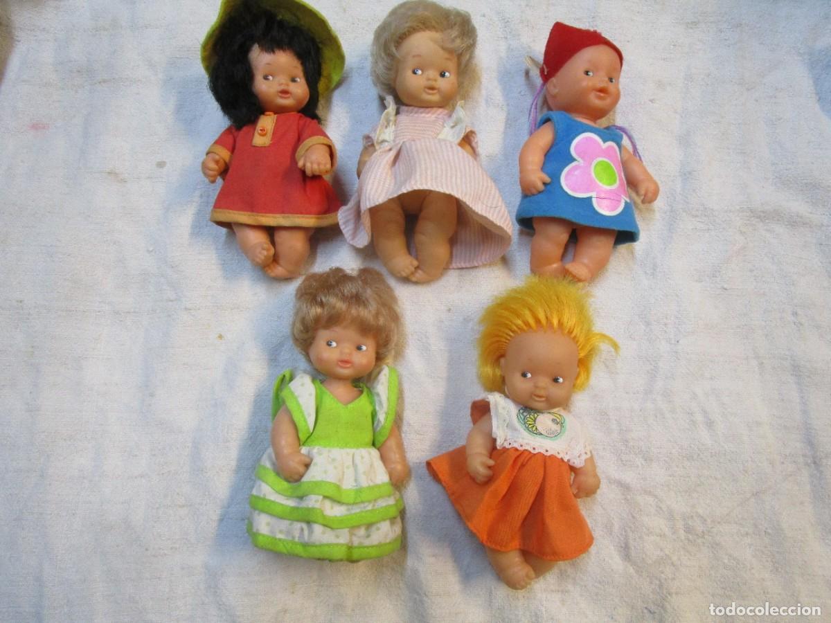 Mu&ntilde;ecas Lesly y Barriguitas: 5 BARRIGUITAS - LOTE COMPLETO - LIMPIAS, BIEN CONSERVADAS - VER FOTOS - NO OFERTAS A ESTE LOTE.