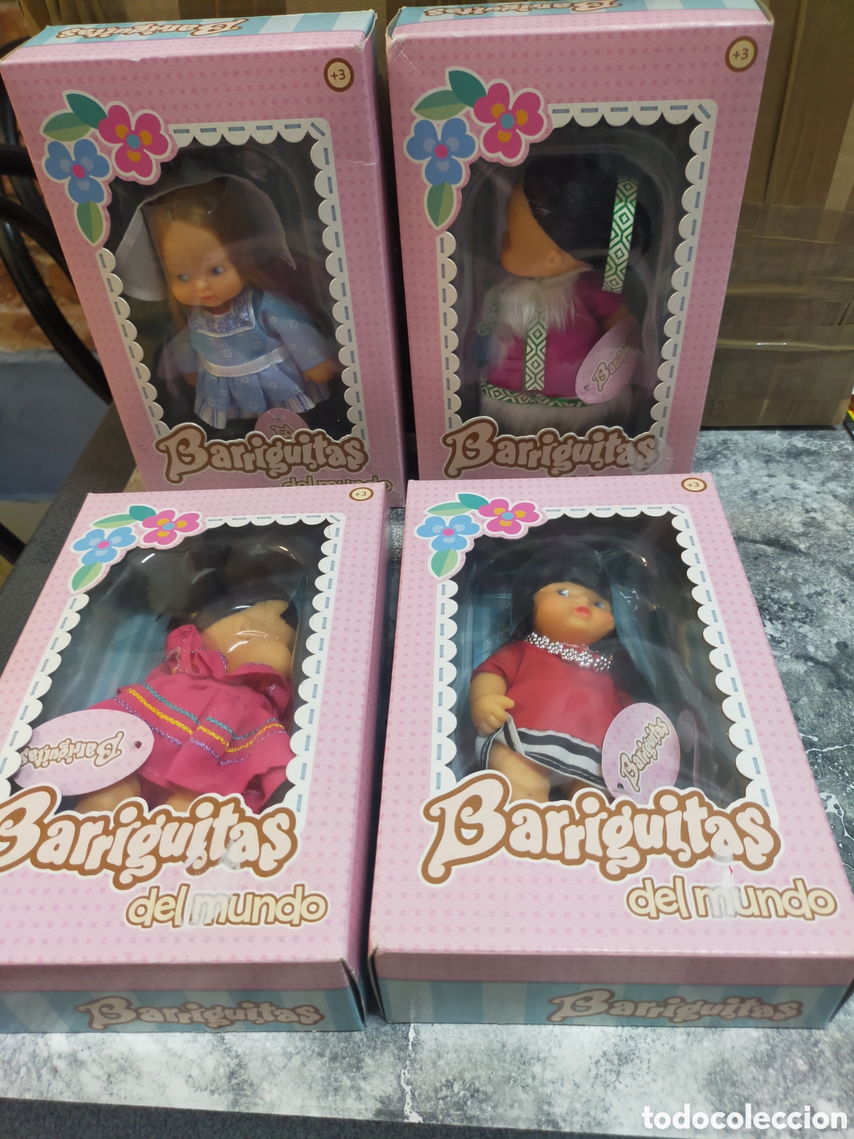 Mu&ntilde;ecas Lesly y Barriguitas: 4 Barriguitas del mundo reedici&oacute;n