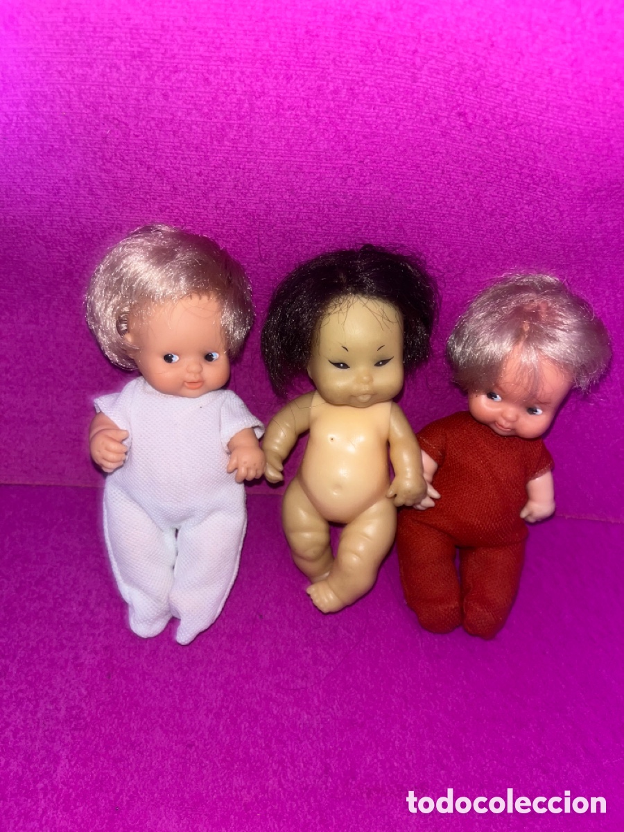 Puppen Lesly und Barriguitas : Lote 3 Mu&ntilde;ecas Barriguitas Antiguas