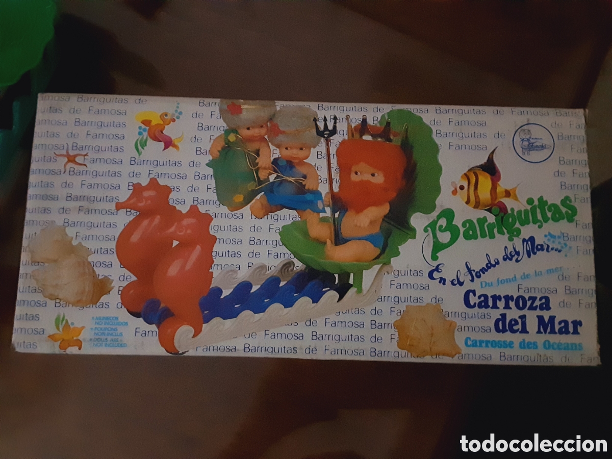 Mu&ntilde;ecas Lesly y Barriguitas: Barriguitas. Carroza del Mar. Famosa. Nuevo.
