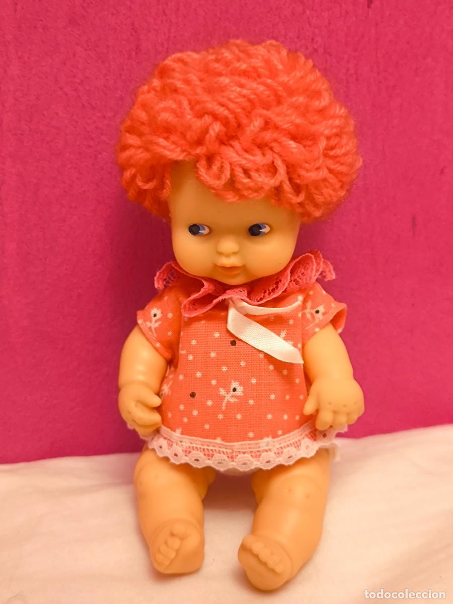 Mu&ntilde;ecas Lesly y Barriguitas: Mu&ntilde;eca Barriguitas pelo de lana naranja. Famosa.