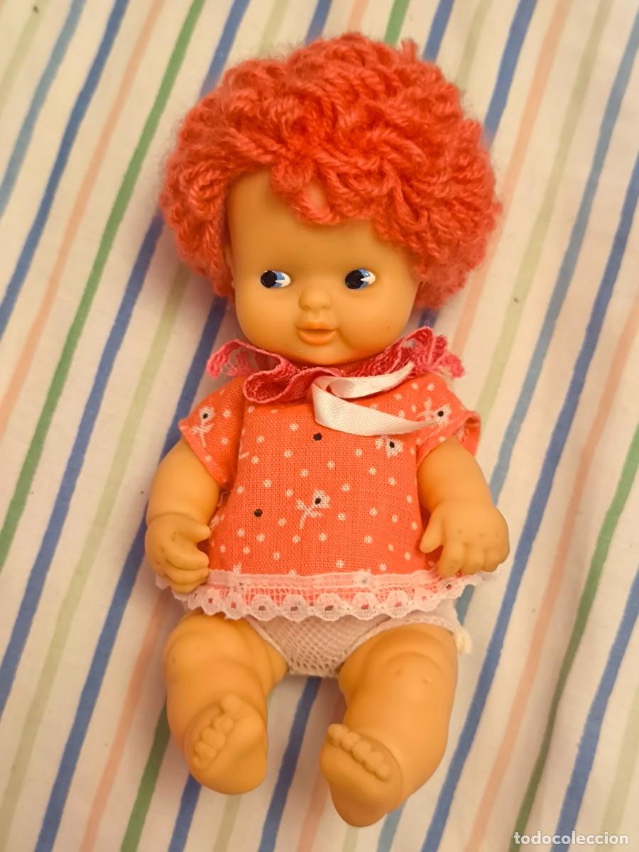 Mu&ntilde;ecas Lesly y Barriguitas: Mu&ntilde;eca Barriguitas pelo de lana rosa. Famosa.
