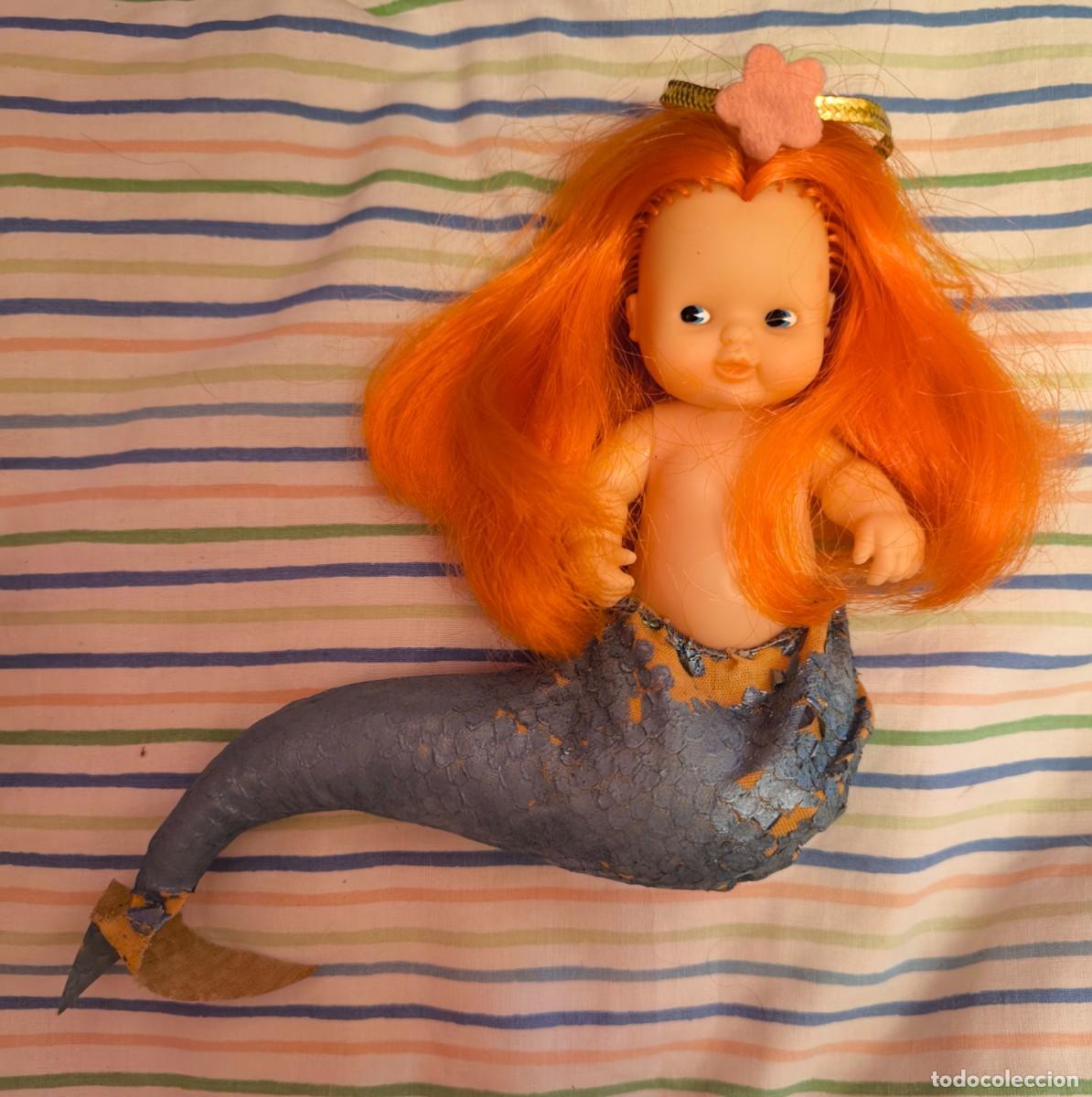 Mu&ntilde;ecas Lesly y Barriguitas: Mu&ntilde;eca Barriguitas sirena. De Famosa.