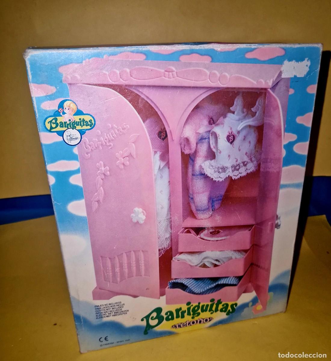 Lesly and Barriguitas dolls: MU&Ntilde;ECA BARRIGUITAS, Armario de barriguitas con perchas y en su caja original