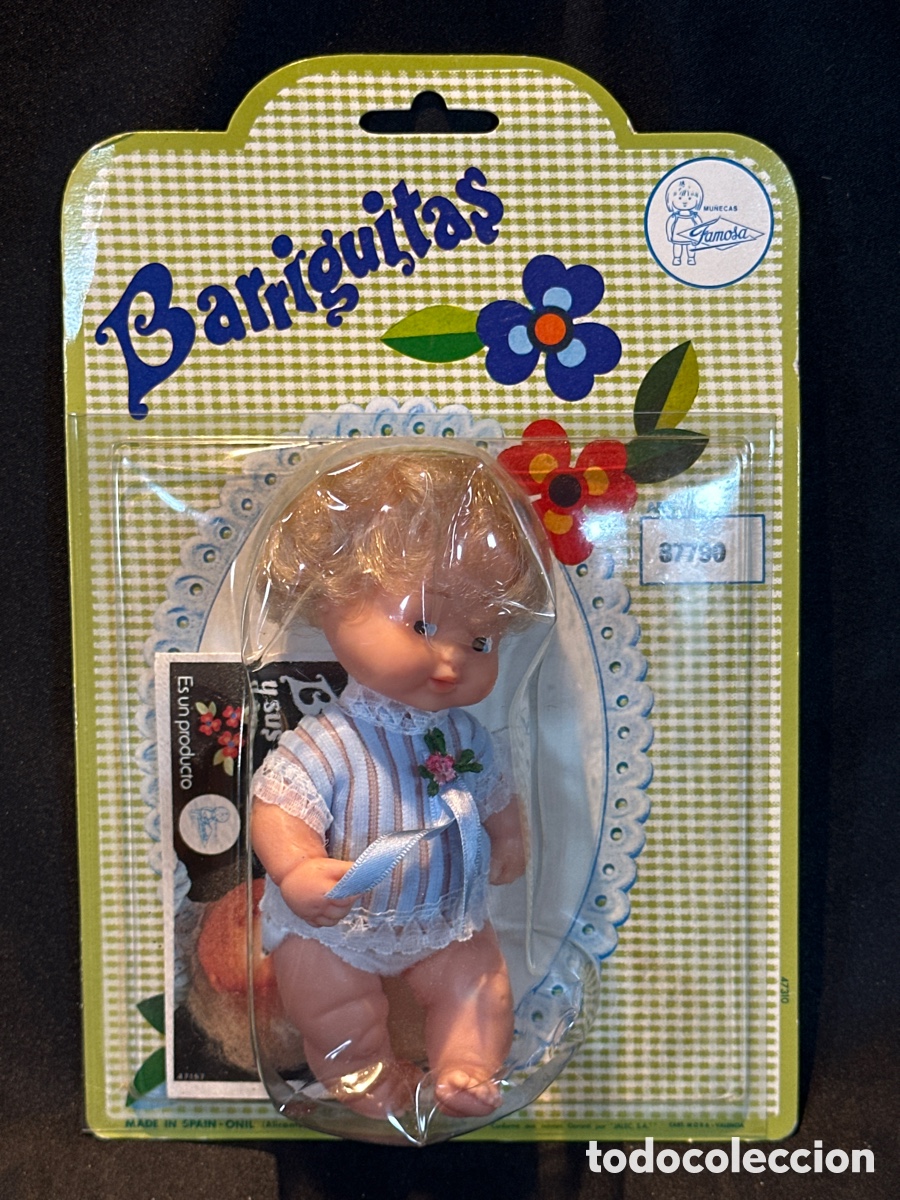Mu&ntilde;ecas Lesly y Barriguitas: BARRIGUITAS REF 87790 VESTIDO AZUL FAMOSA