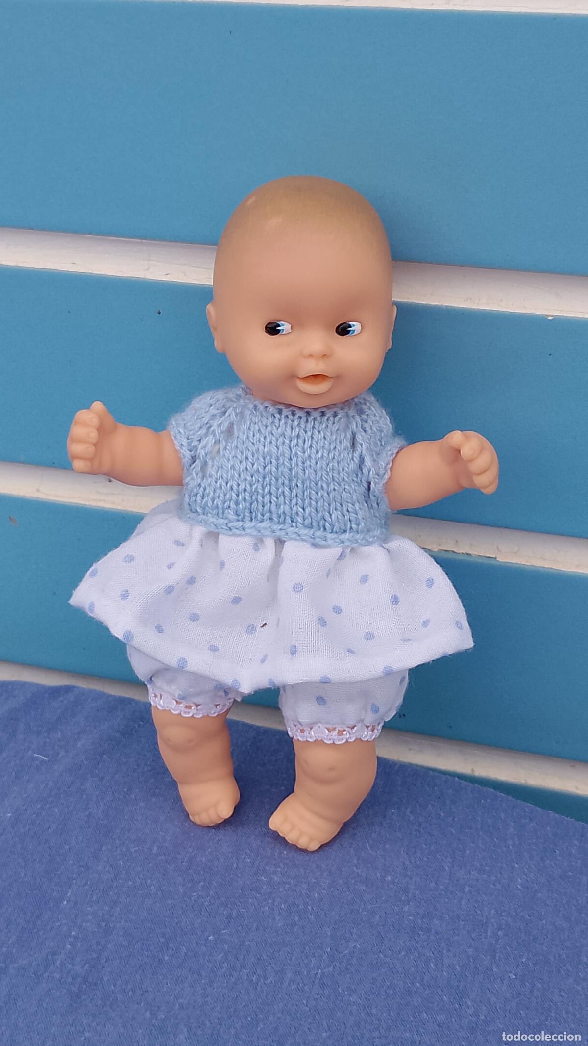 Mu&ntilde;ecas Lesly y Barriguitas: Antiguo mu&ntilde;eco beb&eacute; Barriguitas pelonc&iacute;n de cuerpo blando