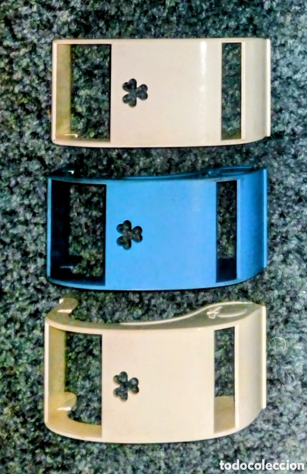 Mu&ntilde;ecas Lesly y Barriguitas: 3 ASIENTOS NORIA de BARRIGUITAS de FAMOSA a&ntilde;os 80 de 15 x 6 cms TODO EN BUEN ESTADO con se&ntilde;ales de u