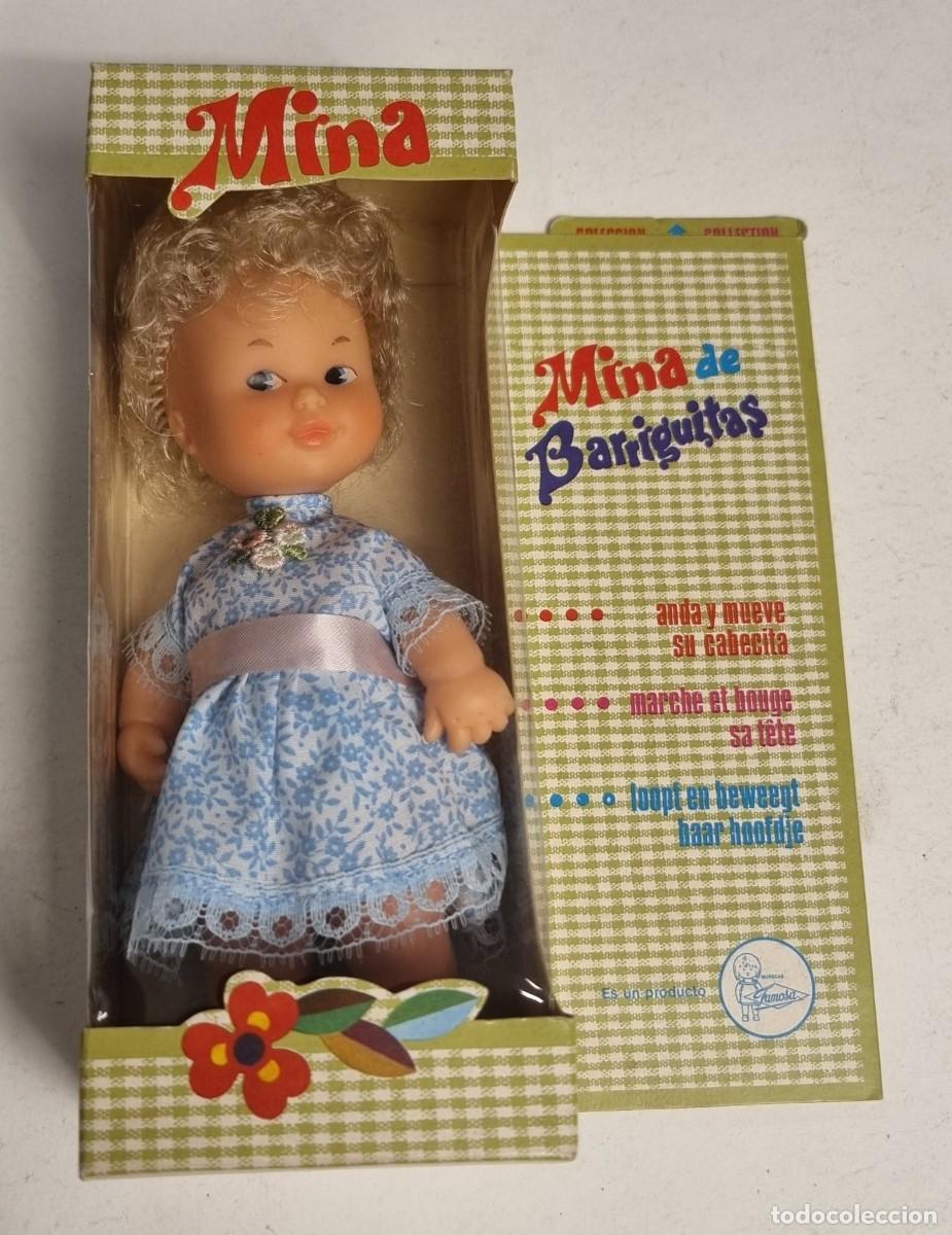 Mu&ntilde;ecas Lesly y Barriguitas: FAMOSA 87390 MINA DE BARRIGUITAS VESTIDO AZUL, NUEVO