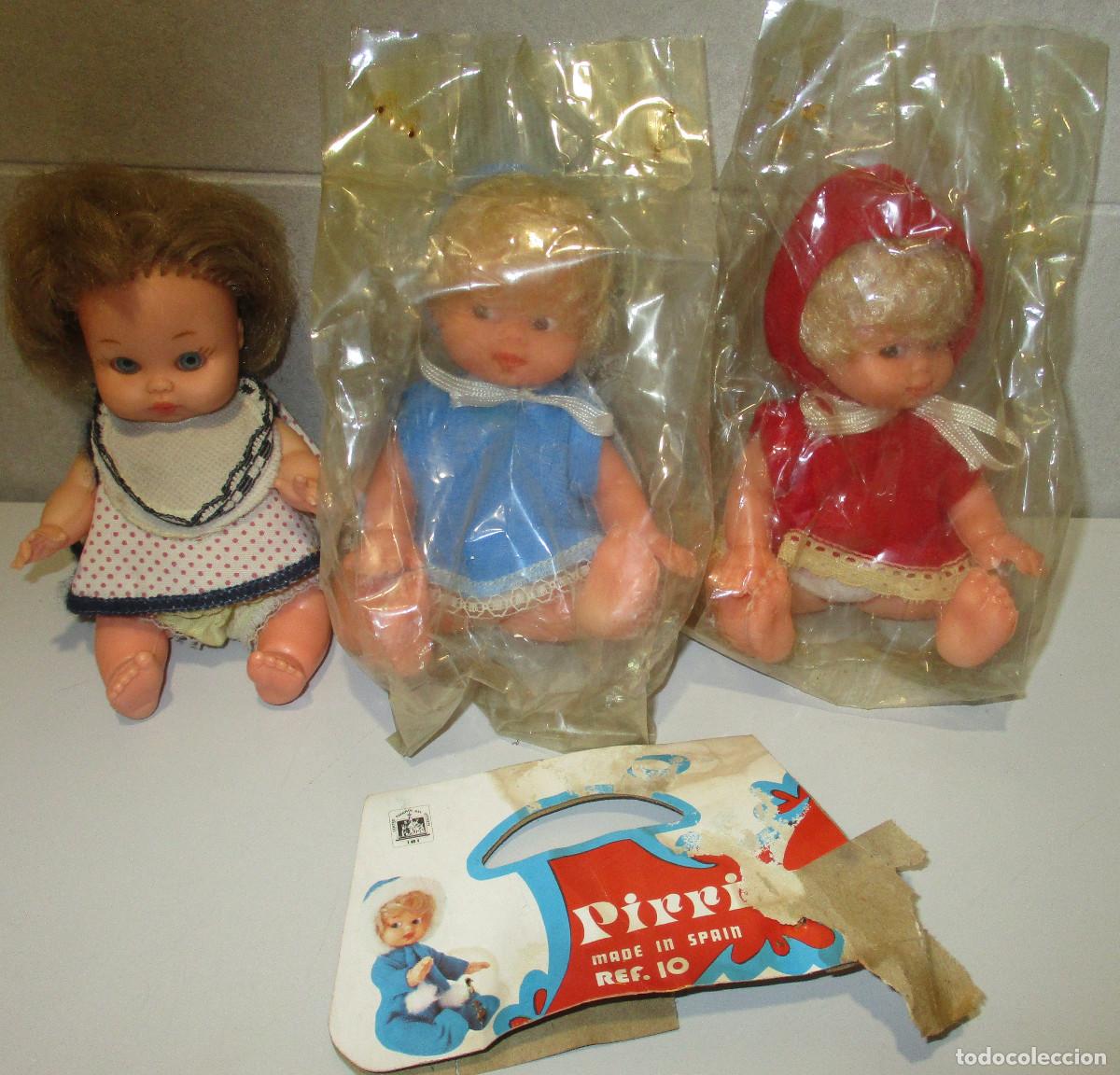 Mu&ntilde;ecas Lesly y Barriguitas: PIRRITAS Guillem y Vicedo + B.B.lote 3 mu&ntilde;ecas tipo BARRIGUITAS