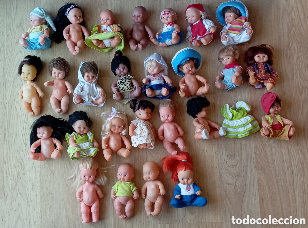 Mu&ntilde;ecas Lesly y Barriguitas: Lote 26 Barriguitas de Famosa