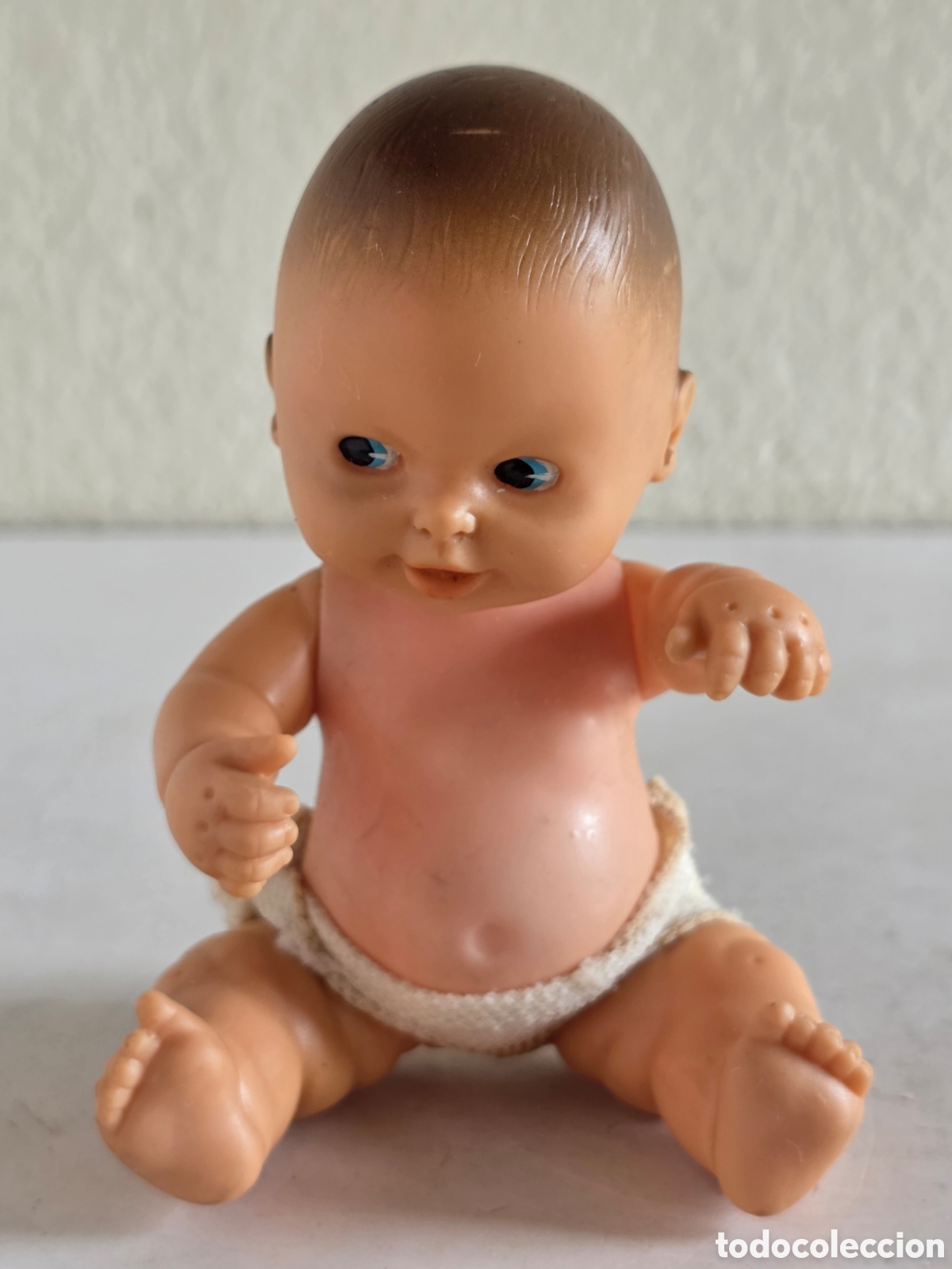 Mu&ntilde;ecas Lesly y Barriguitas: Figura Beb&eacute; Pel&oacute;n Mu&ntilde;eca Barriguitas - Famosa a&ntilde;os 80 - Juguete Retro