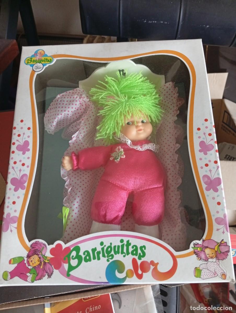 Mu&ntilde;ecas Lesly y Barriguitas: MU&Ntilde;ECA BARRIGUITAS COLOR BLANDITO CON CUNA DE FAMOSA A&Ntilde;OS 80 A ESTRENAR*