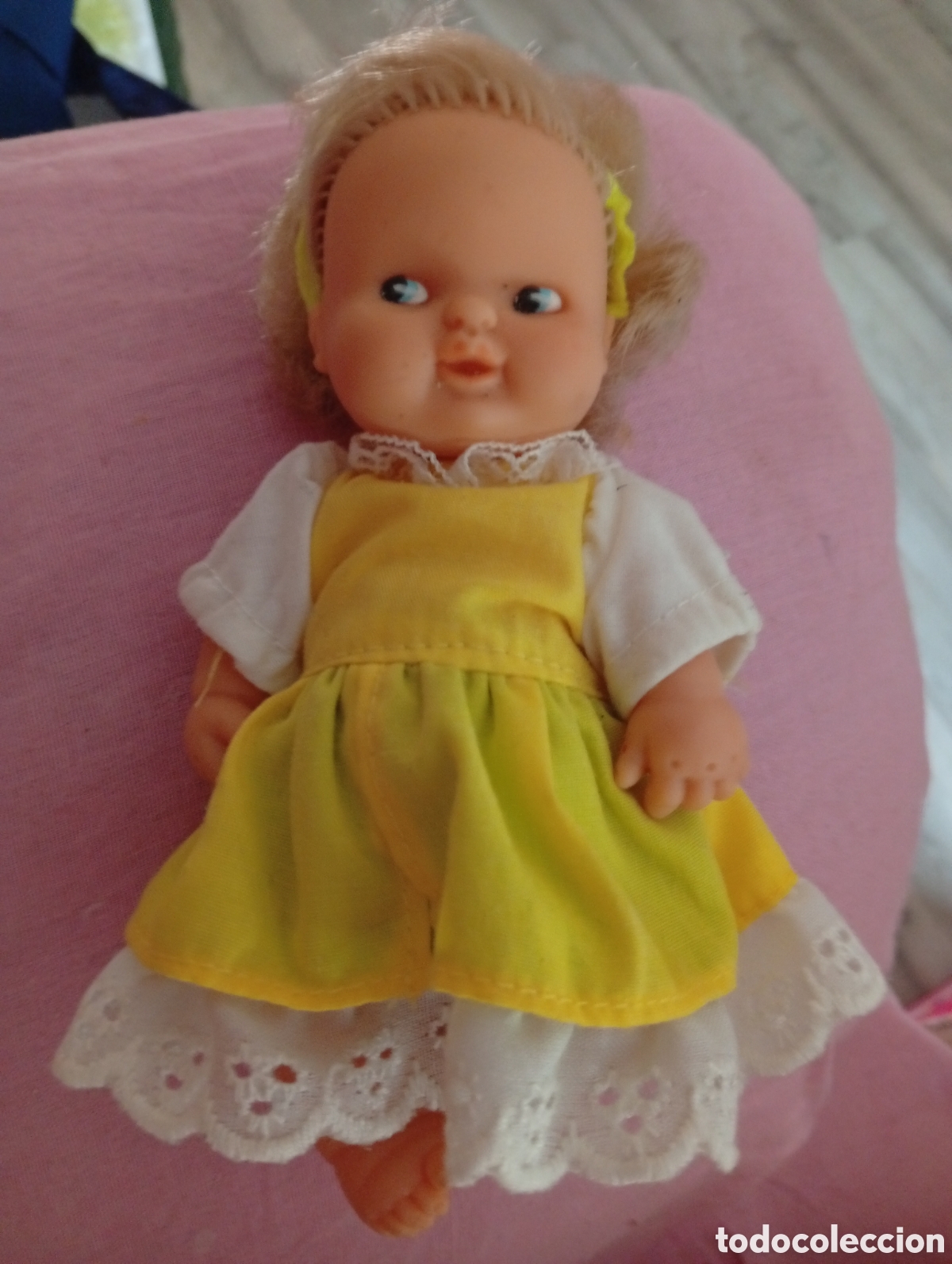 Mu&ntilde;ecas Lesly y Barriguitas: Mu&ntilde;eca antigua barriguitas buen estado