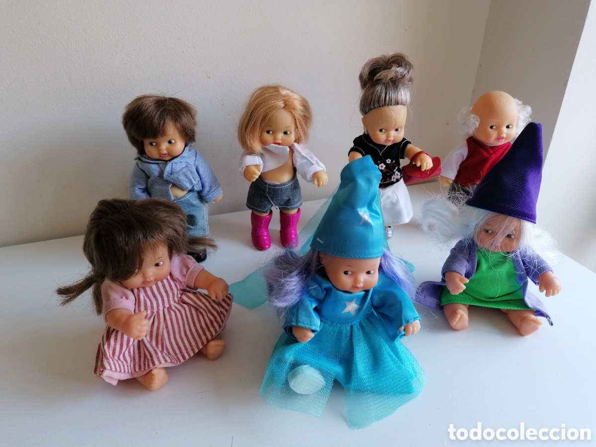Mu&ntilde;ecas Lesly y Barriguitas: LOTE BARRIGUITAS SERIE CUENTOS, ABUELO Y ABUELA, HADAS Y OTRAS, OZ, MERLIN